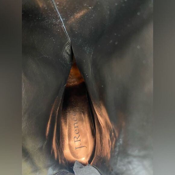 J Renee Womens Size 7.5 Lioness Boots Shoes Snakeskin Fur Giraffe Print Pattern - Picture 10 of 15